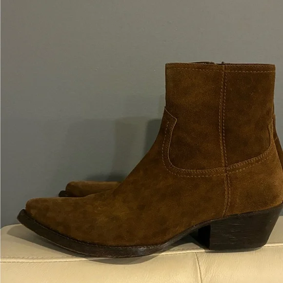 Saint Laurent Lukas Western Boot Size 36.5 EU 6.5 USA - Picture 6 of 15